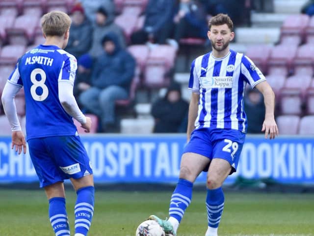 Charlie Goode was in and out of the Latics side during his loan spell from Brentford