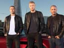 New reports say Freddie Flintoff has quit Top Gear. Pictured: Freddie with Paddy McGuinness and Chris Harris.