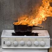 Firefighters advise against the use of chip pans altogether but if one does catch light, they say residents should simply get out of the house and leave the extinguishing to the fire service