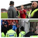 James McClean gets up close and personal with some Stockport fans at the weekend