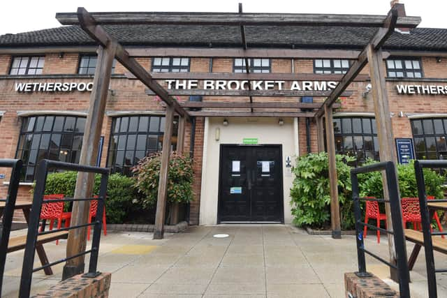 The Brocket Arms where Carl Cunningham collapsed in February