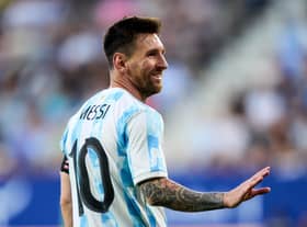 Argentina superstar Lionel Messi, who will be marked by Latics defender Curtis Tilt during Tuesday's friendly against Jamaica