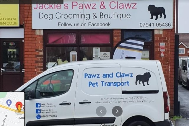 Jackie's Paws and Claws Dog Groomers. 639 Ormskirk Road, Pemberton, WN5 8AG.
Amanda Thain said: "A very friendly groomers, I won't go anywhere else. Happy dogs, happy mummy."
