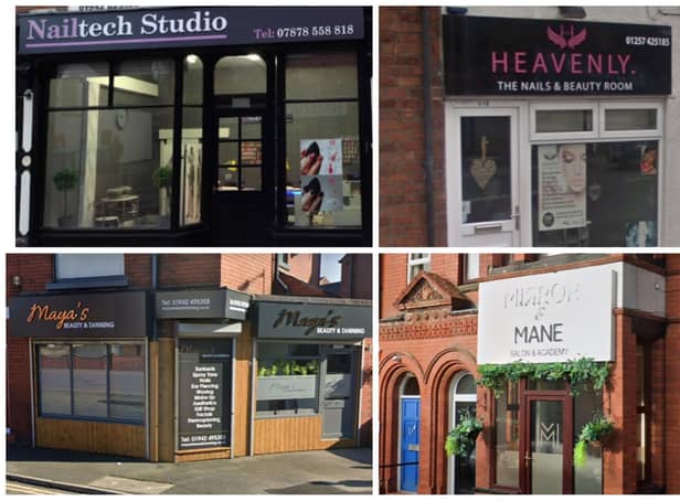 The nail salons in Wigan with a 5 out of 5 rating on Google