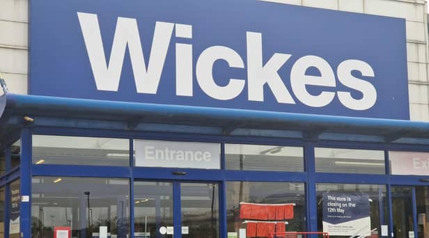 The now closed Wickes store at Robin Park