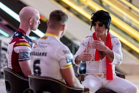 Liam Farrell and George Williams meet Brian 'Elvis' Carney in Las Vegas