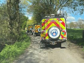 Volunteers from Bolton Mountain Rescue Team rushed to Borsdane Wood to help the injured woman