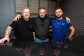 Jason Wyatt, Ozkan Ozen and Sevdim Ibram, the co-owners of Nuovo Sorrentos