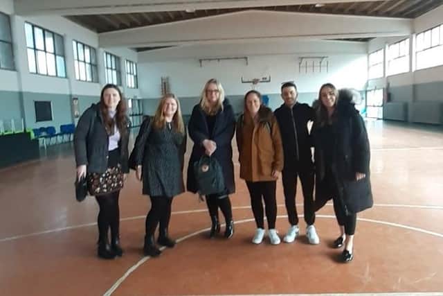 Teachers from Lowton High visited a school in Italy as part of the Erasmus project