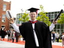 Liam Farrell was awarded with a strength and conditioning degree from UCLan last week.