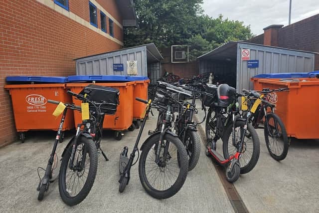 Wigan police seize 9 e-bikes and an e-scooter in 1 day