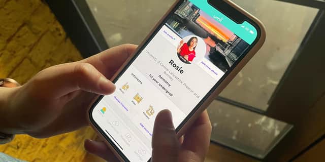 A UCLan student using Umii