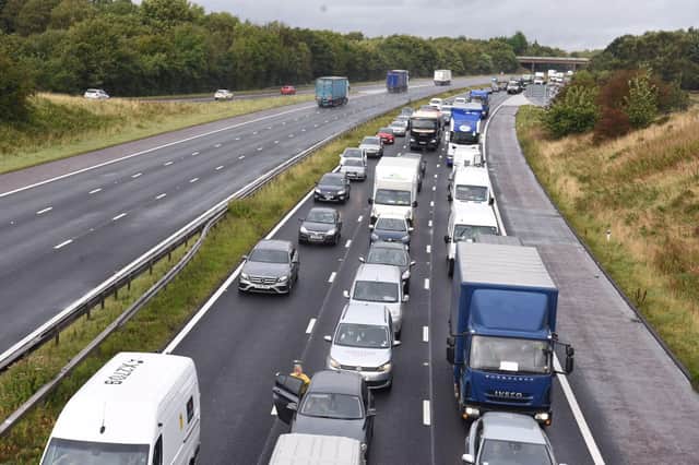 *A stock image of traffic congestion on the M61 near Chorley