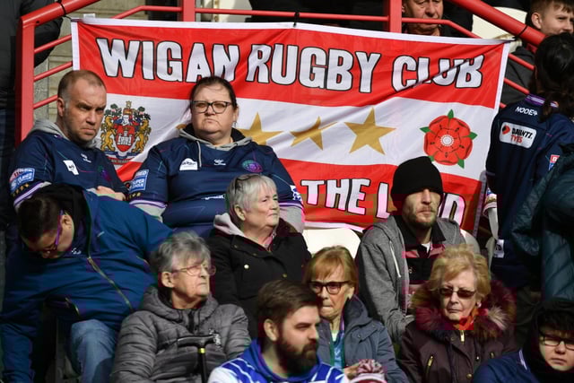 Wigan Warriors fans at Craven Park.