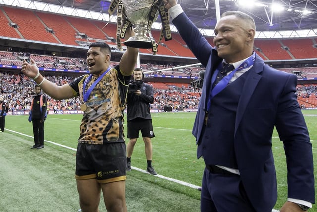 Leigh Leopards tasted Challenge Cup victory at Wembley.