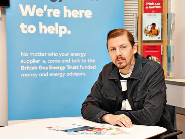 Professor Green, who is heading a new money-management campaign across Lancashire