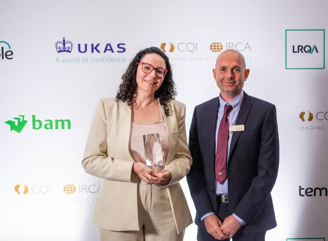 Paul Wilcock, right alongside Managing Director, Jade Wilcox