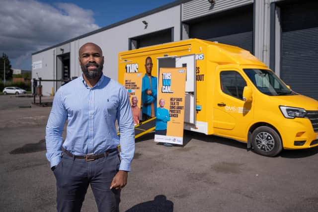 Sotonye Tolofari with the This Van Can roadshow, which is heading to Wigan and Leigh