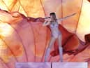 Taylor Swift performs onstage for the opening night of The Eras Tour (Getty Images)