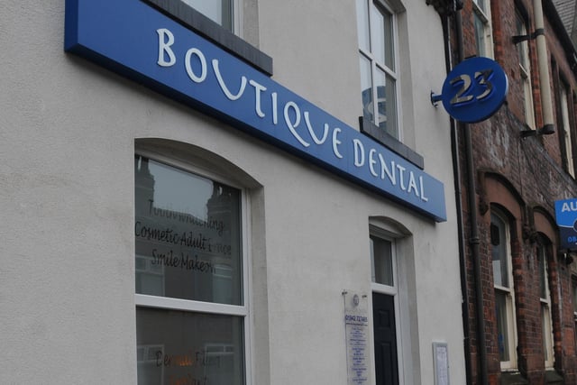 23 Bryn Street, Ashton, WN4 9AX. No: 01942 727465. Average rating= 5 from four reviews.  Example of a recent review, December 2020: "I attended during this pandemic and all I can say is well done Boutique Dental 23! I felt safe and very well taken care of. I can see that all the staff are working extremely hard to ensure our safety. Thank you to the kind reception and triage nurse for getting me in so swiftly."