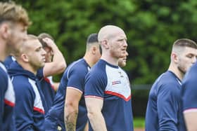 England Rugby League Training - Robin Park Arena, Wigan, England - England's Liam Farrell