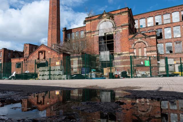 Eckersley Mills, a vast sprawl of largely derelict industrial buildings, are to be transformed into a food hall, business units and accommodation under a multi-million-pound project
