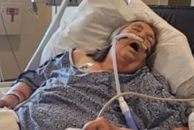 Patricia Bunting in a hospital in Orlando, Florida
