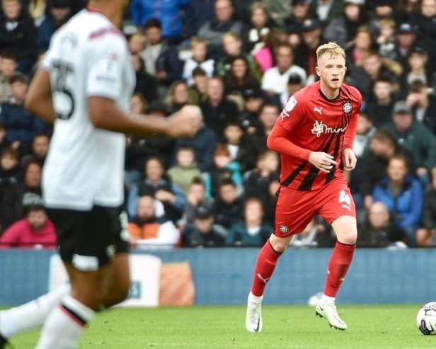 Liam Morrison made an impressive debut for Latics at Derby