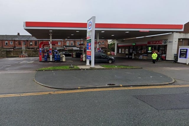 Petrol costs 146.7p at the Esso filling station on Ormskirk Road, Pemberton