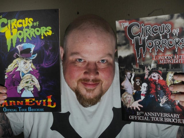 Karl Melling from Wigan was preparing to join the Circus of Horrors tour, where he was to create specialist props, create the lighting for the shows and be security staff