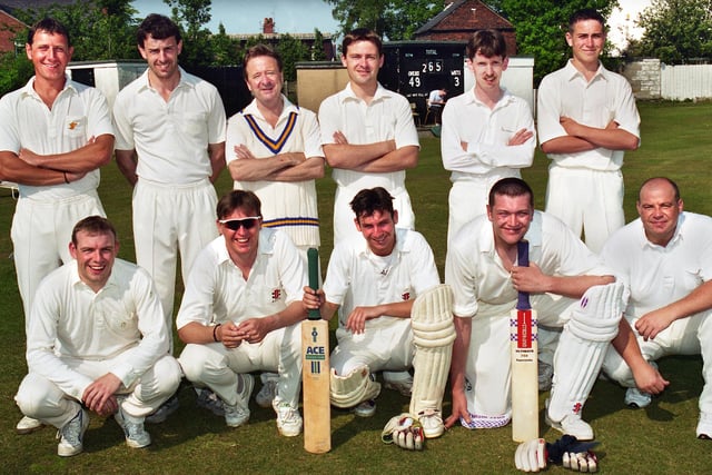 The Highfield cricket team in 1996.