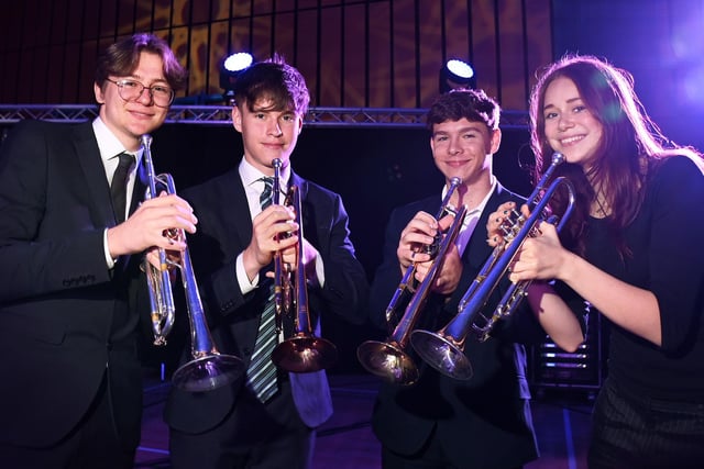 Wigan Youth Jazz Orchestra and Wigan Youth Concert Band perform to 2000 primary school pupils from the Wigan borough, at the Gala Concert held at Robin Park Leisure Centre, Wigan.  The annual event is organised by Wigan Music Service.