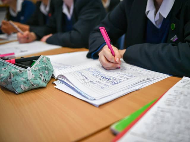 Department for Education figures show 26.2 per cent of disadvantaged children in Wigan achieved grade five or above in GCSE English and maths in 2021-22, compared to 54.1 per cent for all other children