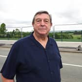 Clive Pitts is angry at Wigan Council's decision to replace the wall to something not in keeping with the countryside.