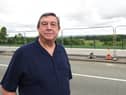 Clive Pitts is angry at Wigan Council's decision to replace the wall to something not in keeping with the countryside.