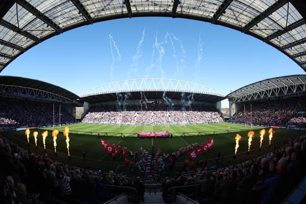 The DW Stadium welcomed a big crowd for the Good Friday Derby
