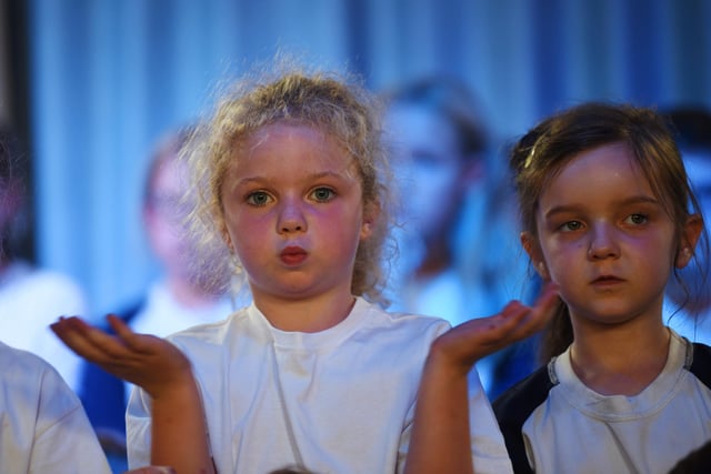 Pupils from the whole school perform at their Singing Extravaganza