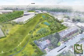 An artist's impression of the Gibfield Park development