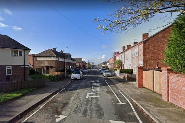 The dog was "dangerously out of control" at a property on Thomas Street, Hindley Green