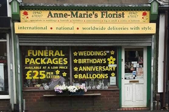 Located in Leigh, Anne-Marie's Florist has a rating of 4.8 from 22 reviews