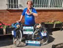 Tony O'Dwyer with his bike Glodean