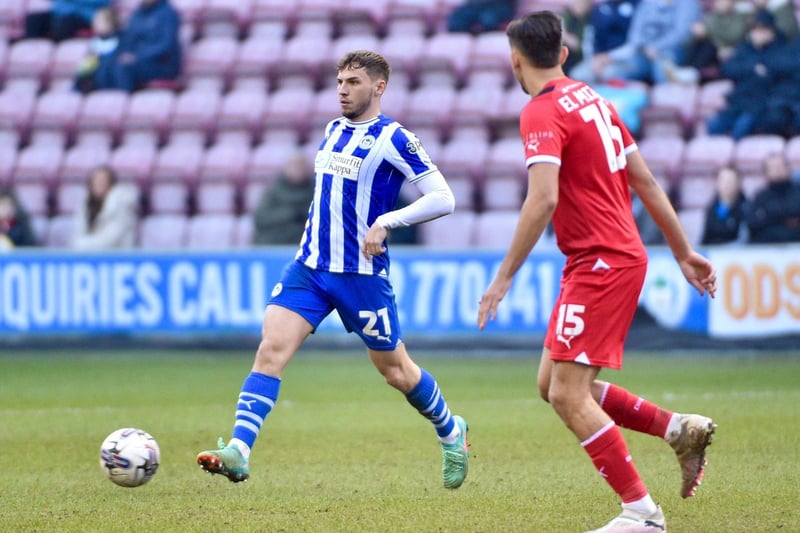 Preferred to Sean Clare on merit and put his customary busy shift in at right-back