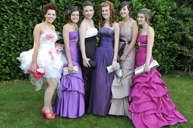 Pupils from St Edmund Arrowsmith High School at their High school prom held at Holland Hall, Orrell 2009.
from left, Catherine Callaghan, Alex Devany, Shona Smith, Laura Beattie, Lauren O Donnell and Jordan Mulcrow.
