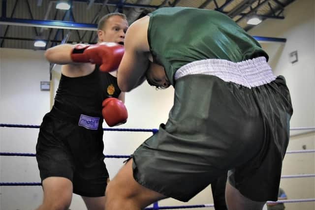 Jon Waterman training ahead of his bout for charity