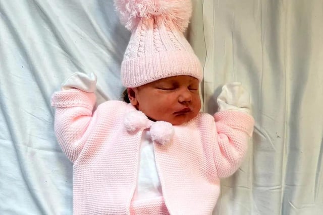 Amelia Grace O'Dowd, born  3.15pm on 12th July 2023, 7lbs 5oz.