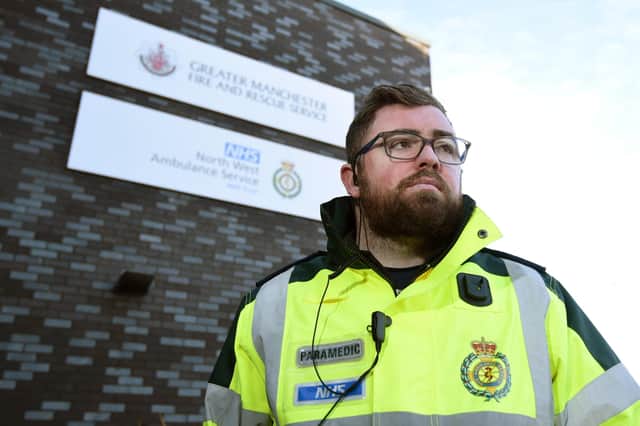 Wigan paramedic and Unison branch chairman Jonny White