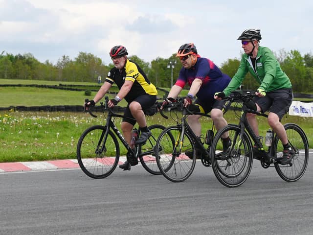 Cyclists of all abilities are invited to cycle around the Three Sisters Race Circuit