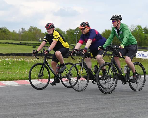 Cyclists of all abilities are invited to cycle around the Three Sisters Race Circuit
