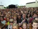 Enjoying The Saturday's performance at BBC Radio 1's Big Weekend. (2805PG35)