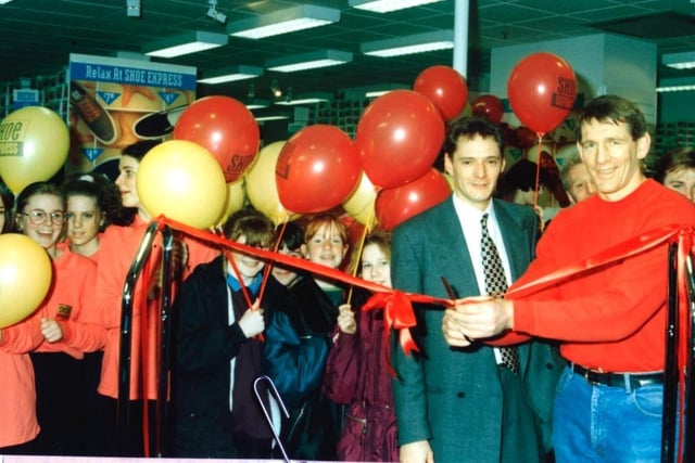 1994  - Wigan RL head coach Graeme West opens Shoe Express store in Wigan's Galleries.jpeg